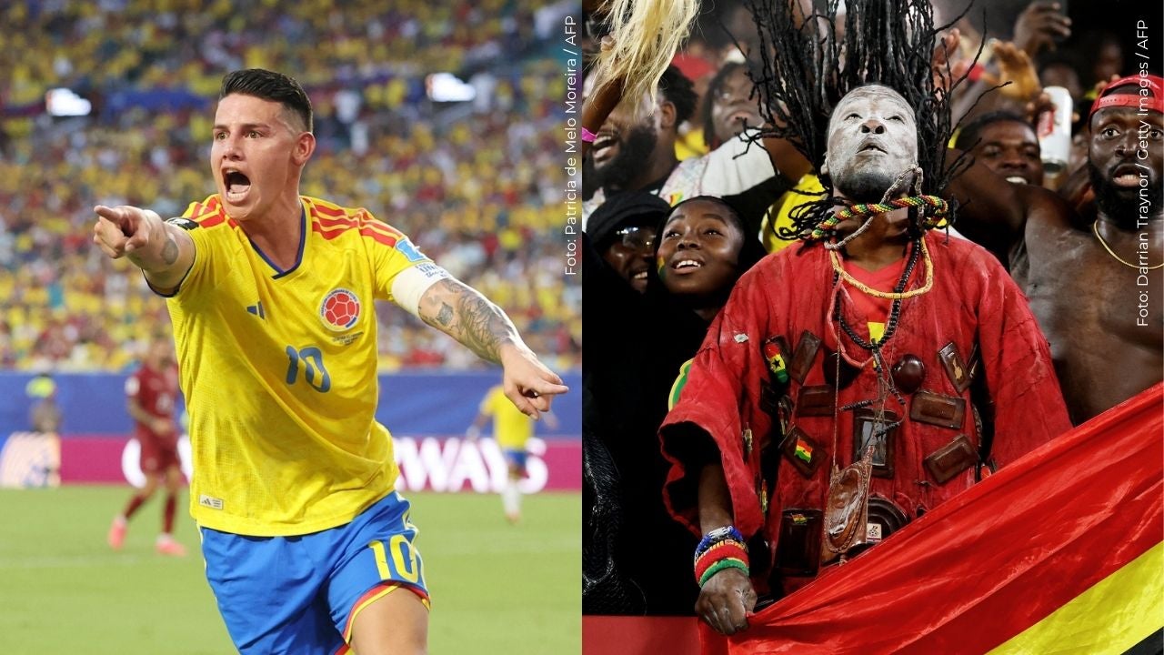 Hinchas colombianos madrugaron a Monserrate para orar antes del duelo contra Ghana por el Mundial