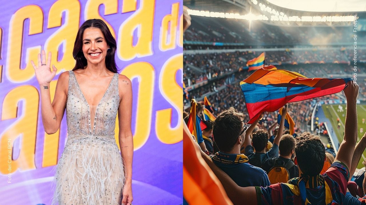 Carla Giraldo vivió con emoción el último partido de Colombia y así lo mostró en redes