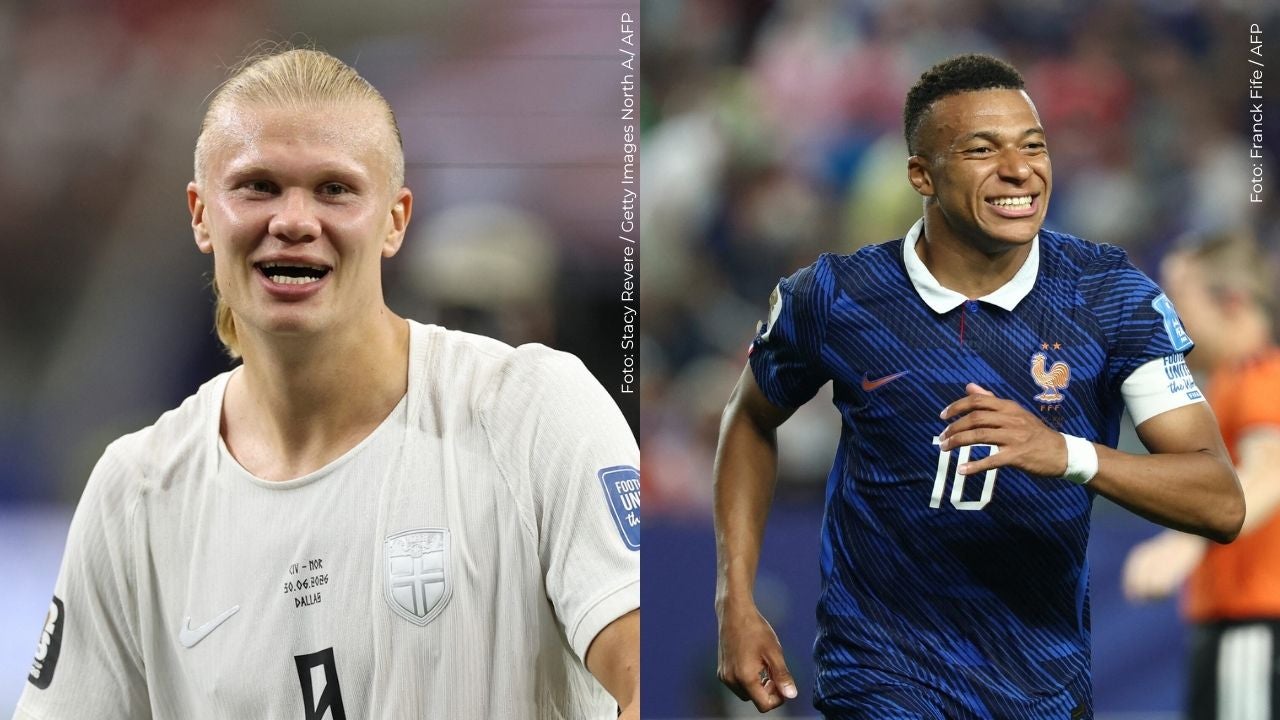 El impresionante parecido de una modelo con Haaland hizo reaccionar a Mbappé