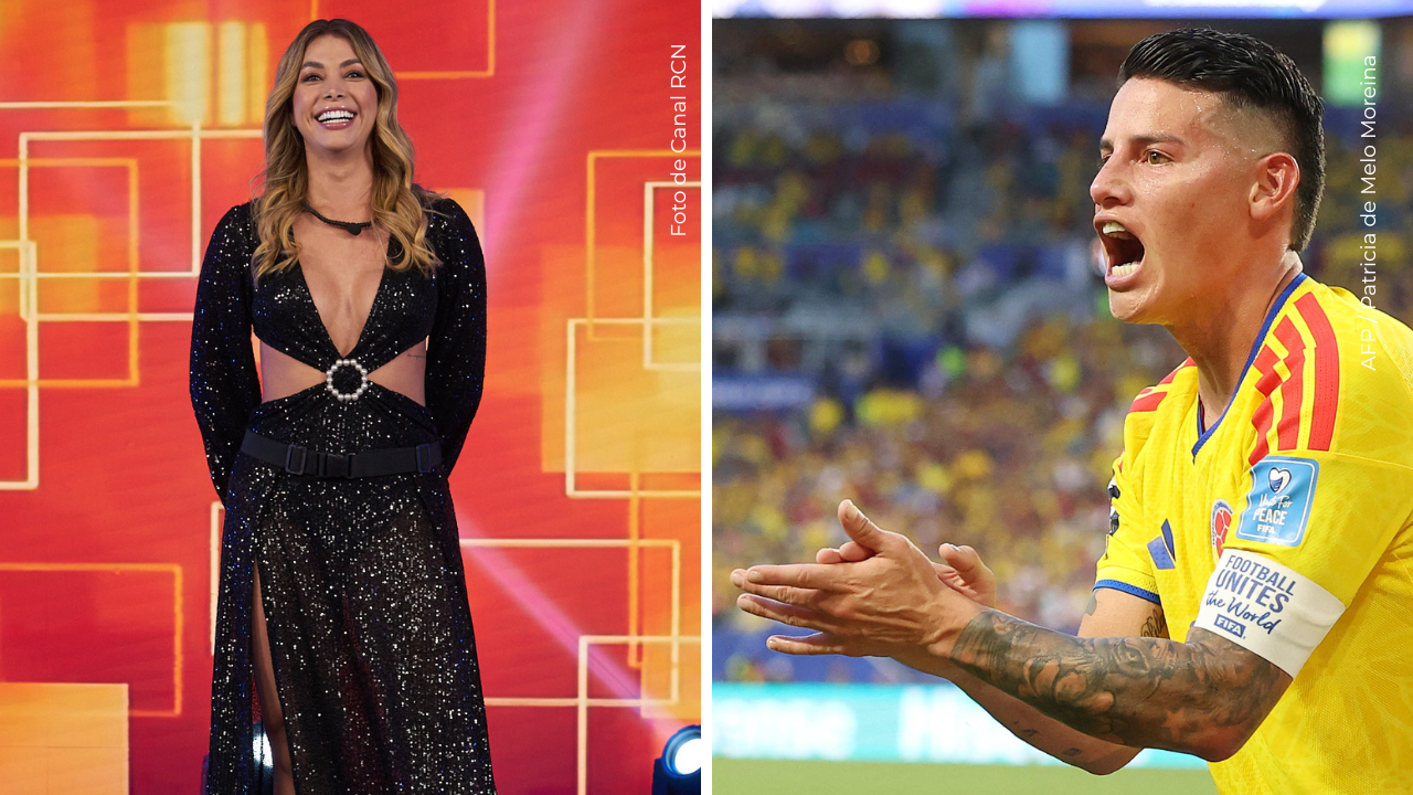 Yaya Muñoz en La casa de los famosos Colombia - James Rodríguez en el partido Colombia VS Portugal.