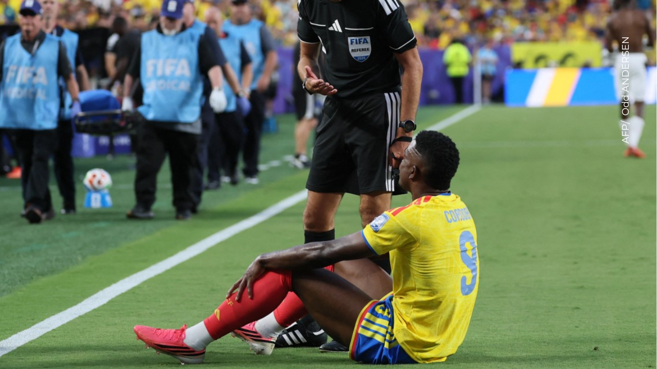 La emotiva reacción de Jhon Arias tras el gol que clasificó a Colombia a octavos