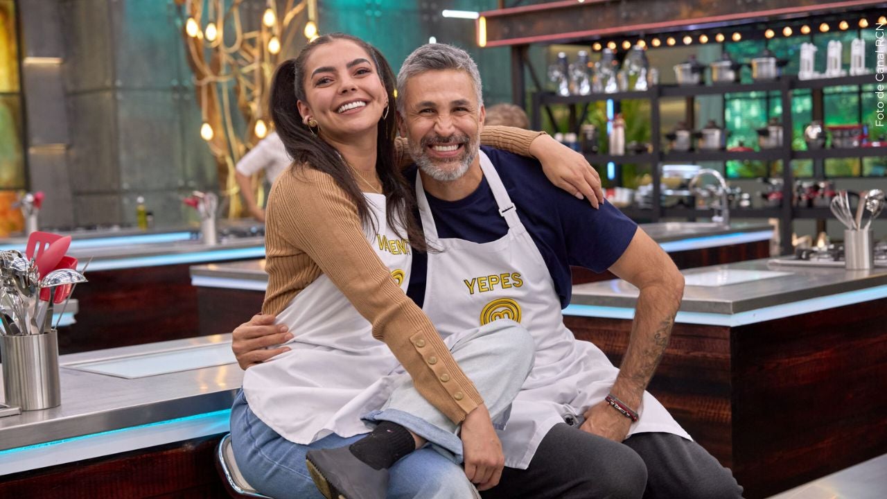 Valentina Taguado y Mario Alberto Yepes compartieron set en MasterChef Celebrity Colombia.