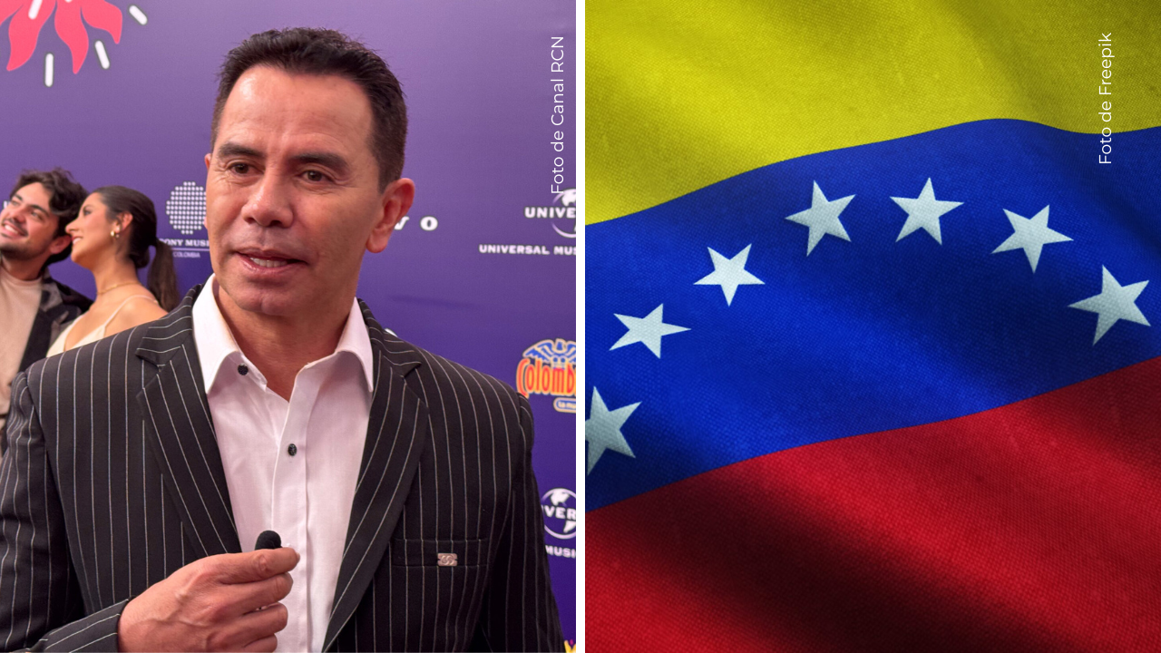 Jhonny López en los Premios Nuestra Tierra.