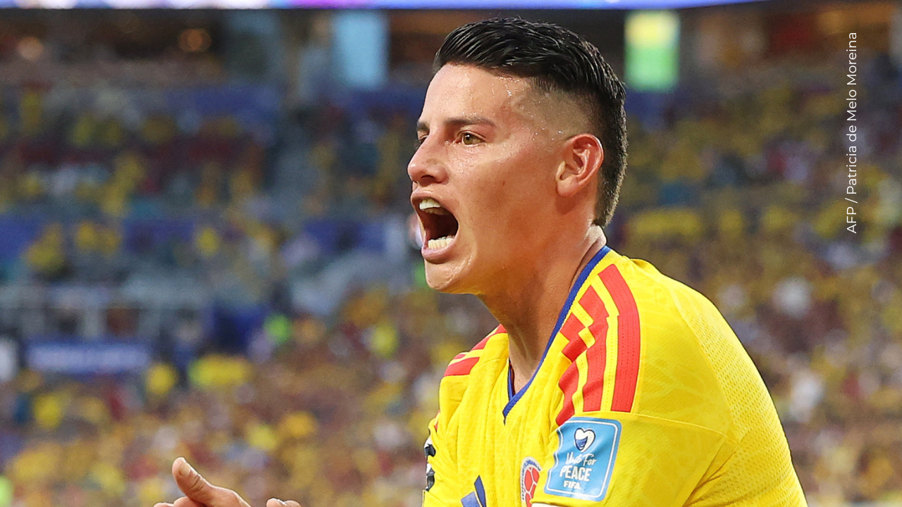 James Rodríguez durante el Mundial 2026.