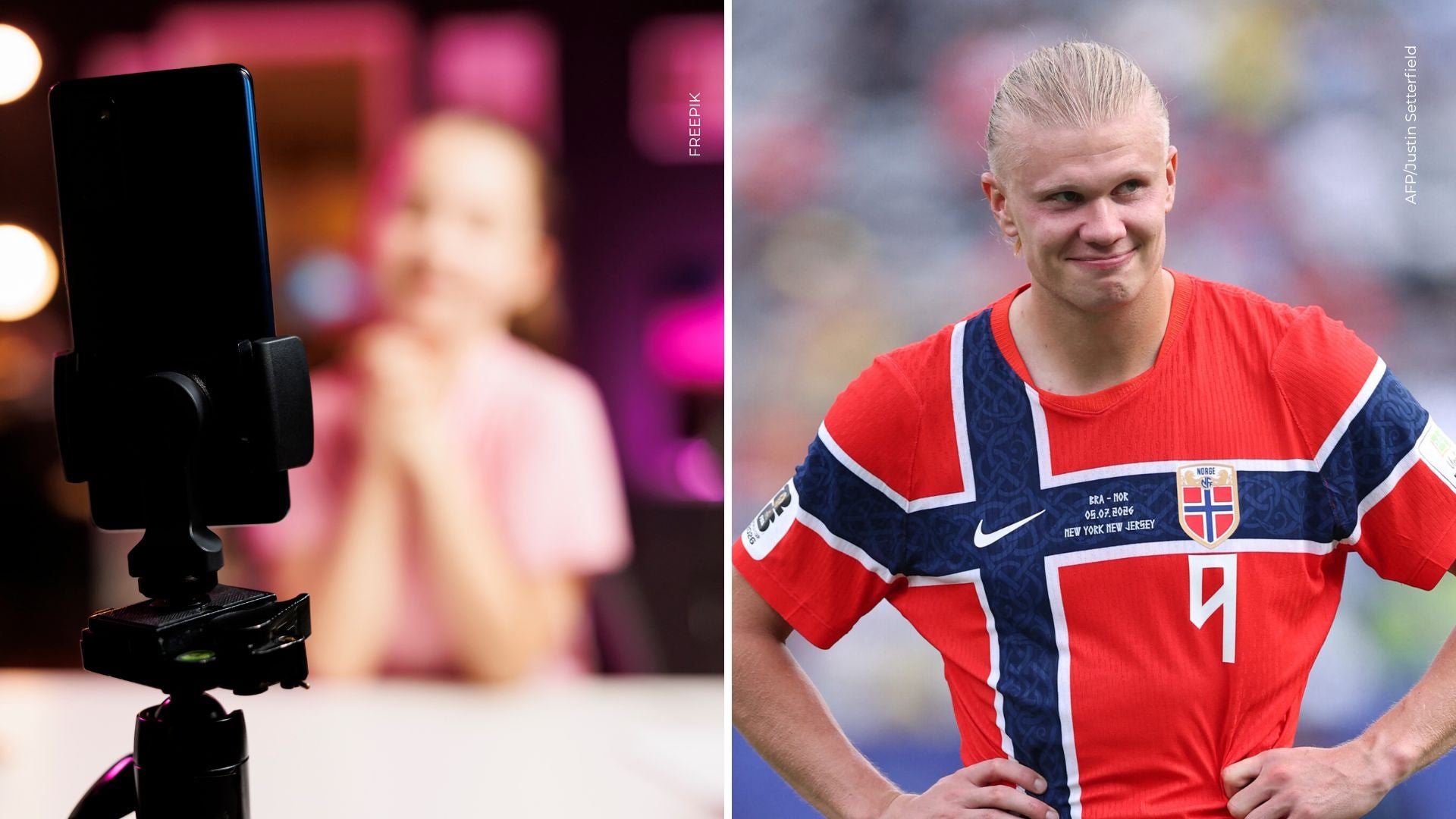 Erling Haaland jugador de Noruega