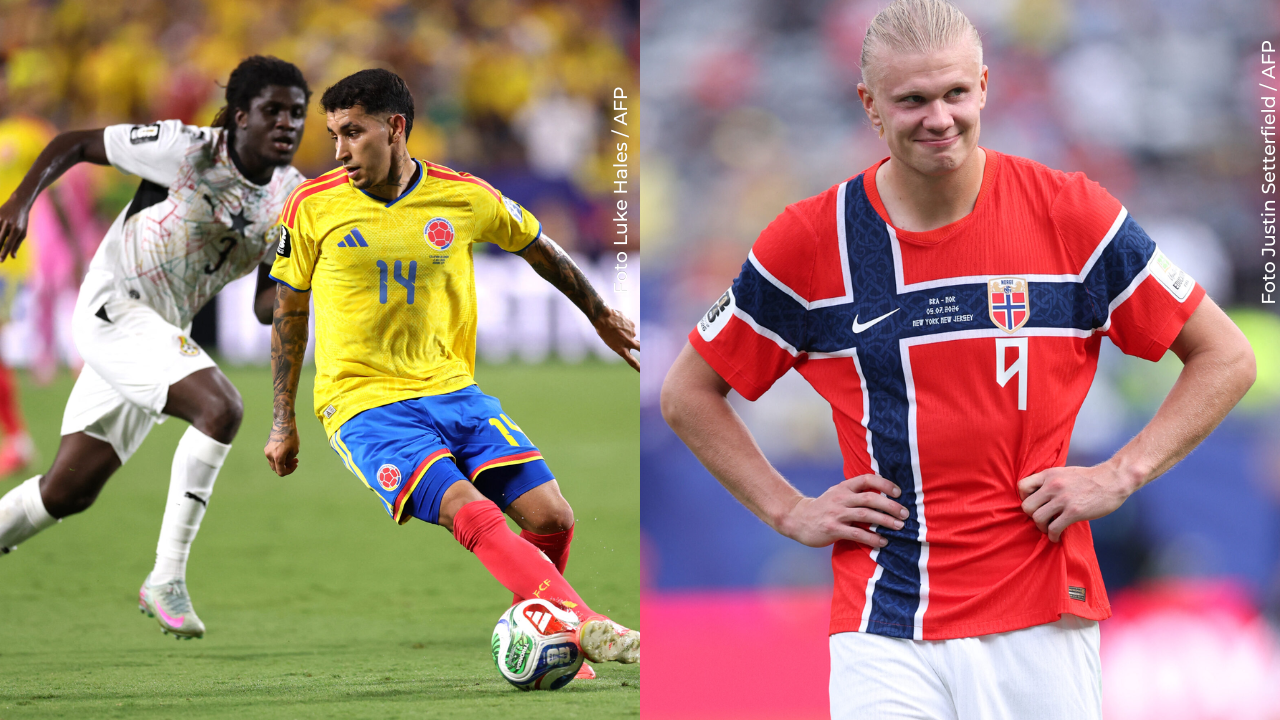 Así podría darse el primer enfrentamiento entre Colombia y Erling Haaland en un Mundial