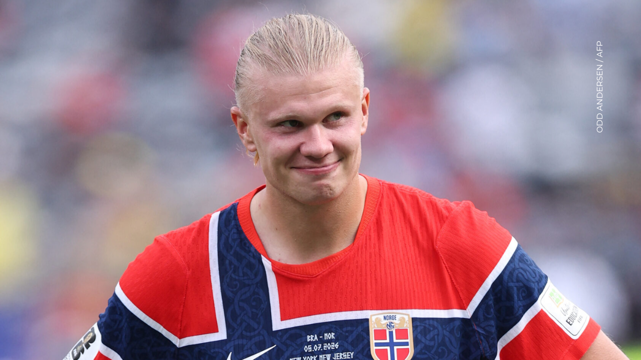 Haaland se pronunció antes del partido Inglaterra vs. Noruega