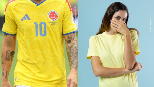 Esta es la razón por la que las camisetas de fútbol generan mal olor en las axilas, según expertos Esta es la razón por la que las camisetas de fútbol generan mal olor en las axilas, según expertos