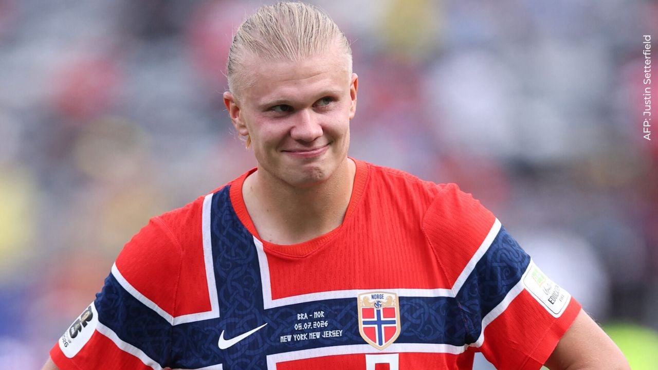 Erling Braut Haaland reaccionó a eliminación de Noruega