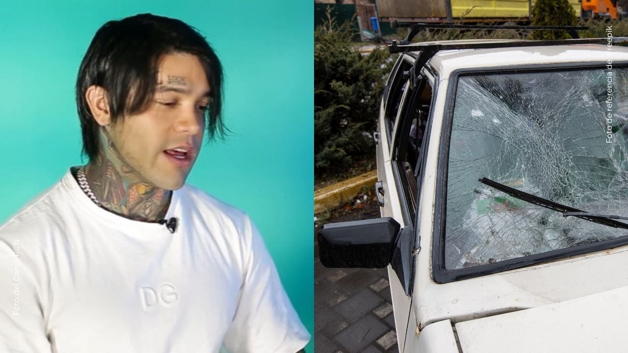 Así quedó la camioneta de Yeferson Cossio luego de ser víctima de un robo en Ámsterdam