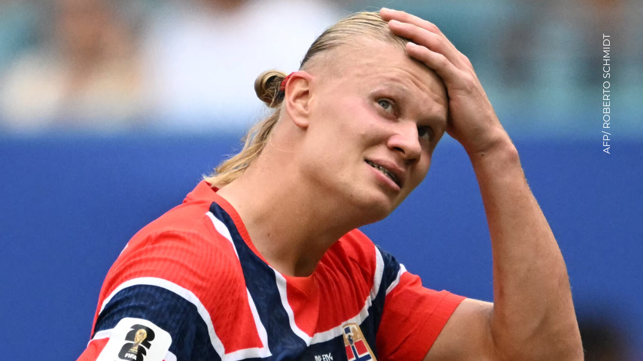 Colombiana le pidió una foto a Haaland