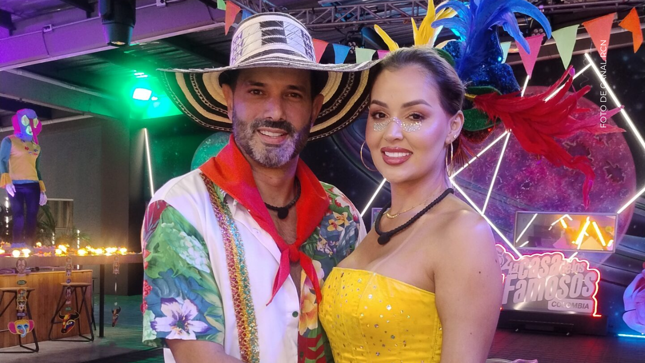 Alejandro Estrada y Yuli Ruiz en La casa de los famosos Colombia