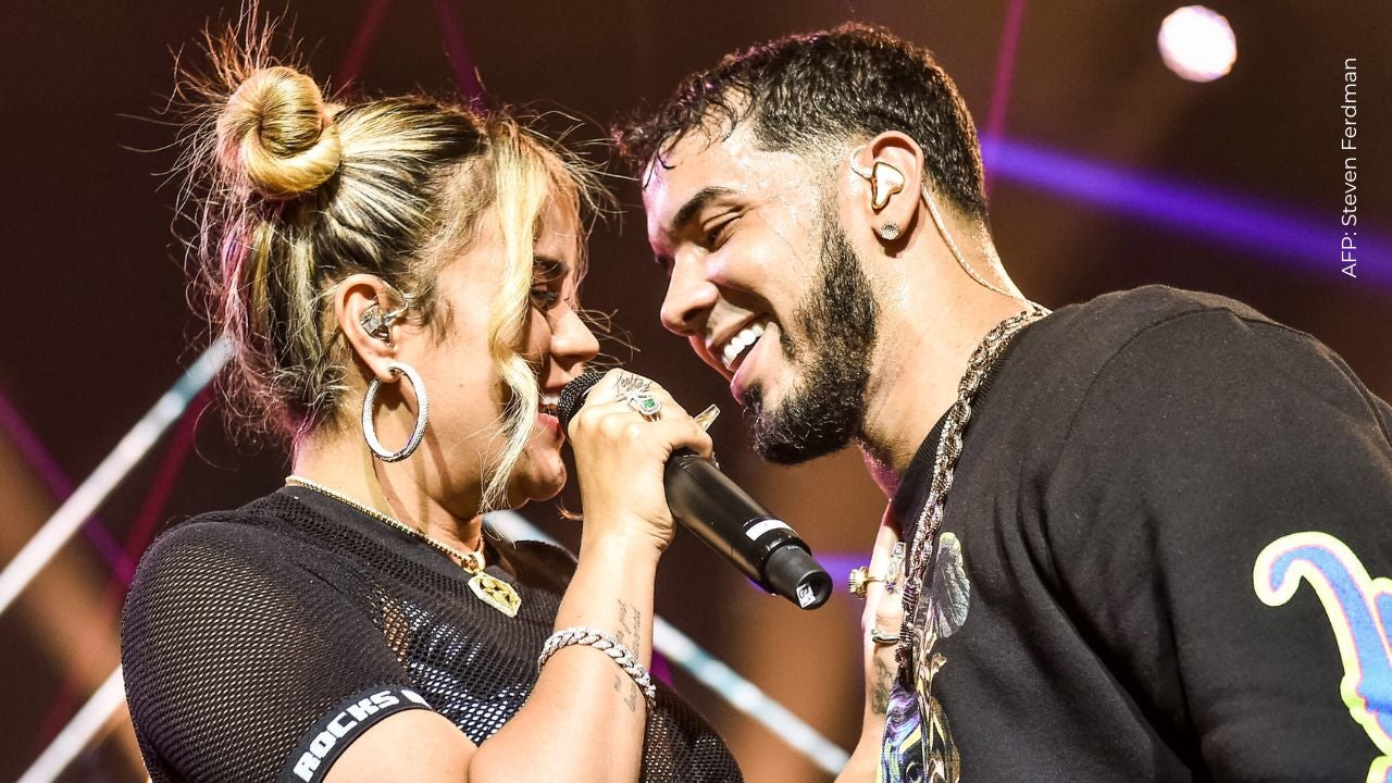 anuel aa recuerda a karol g