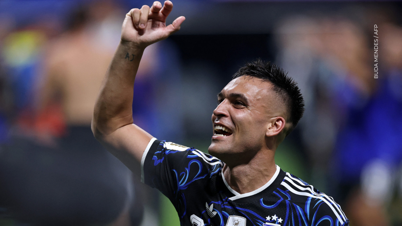 Lautaro Martínez rompió en llanto tras el triunfo de Argentina