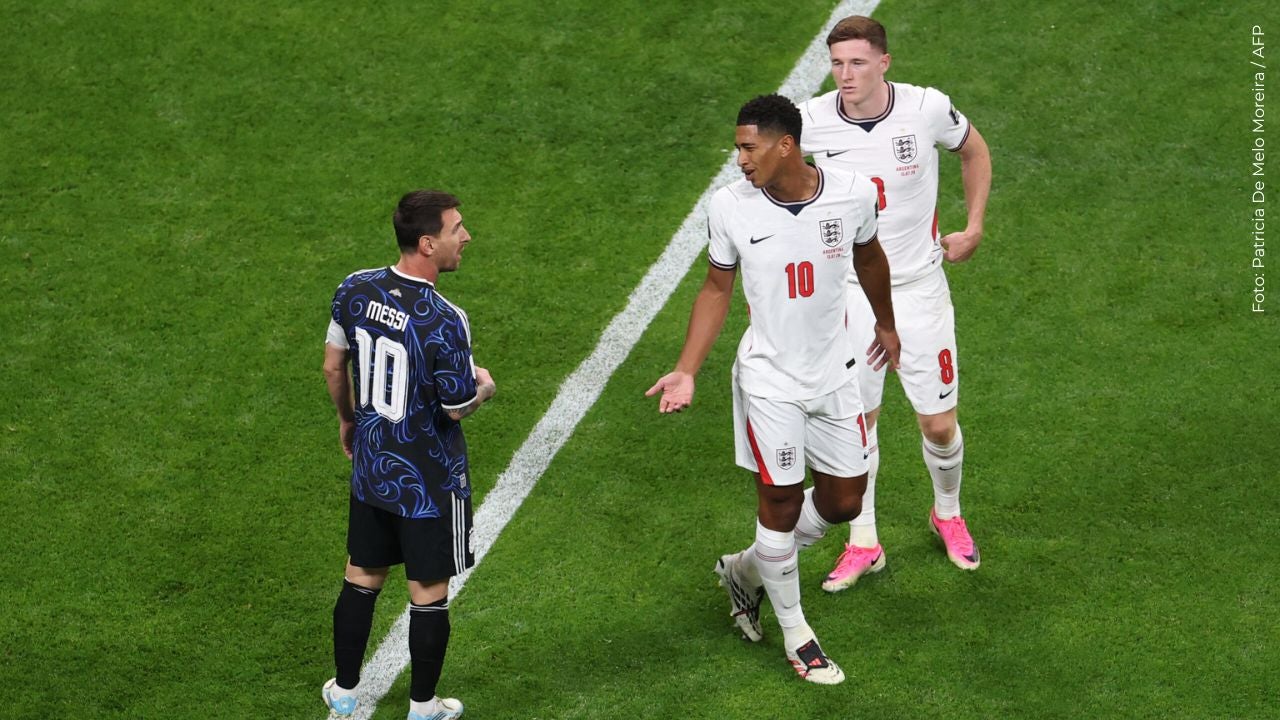 El gesto de Messi que se volvió meme tras su fuerte cruce con Jude Bellingham