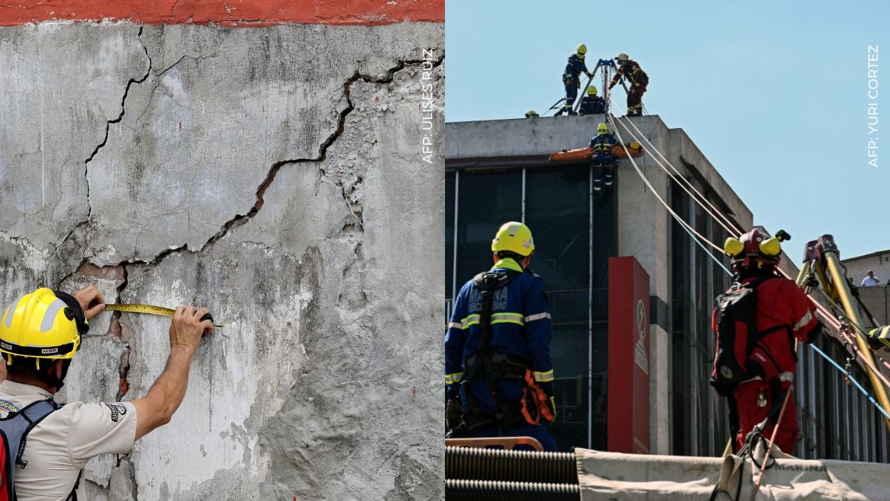 Video del terremoto en México