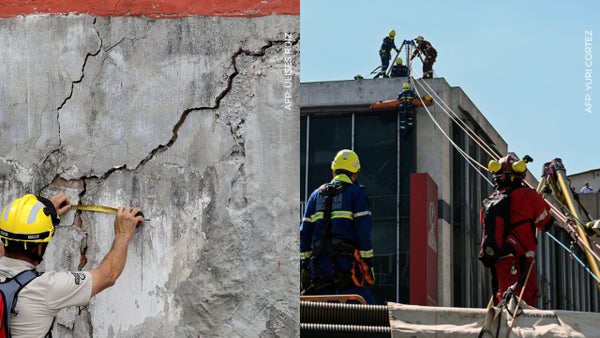 Terremoto en México: el impactante video grabado desde la cima de un edificio durante el sismo de 7,3 Terremoto en México: el impactante video grabado desde la cima de un edificio durante el sismo de 7,3