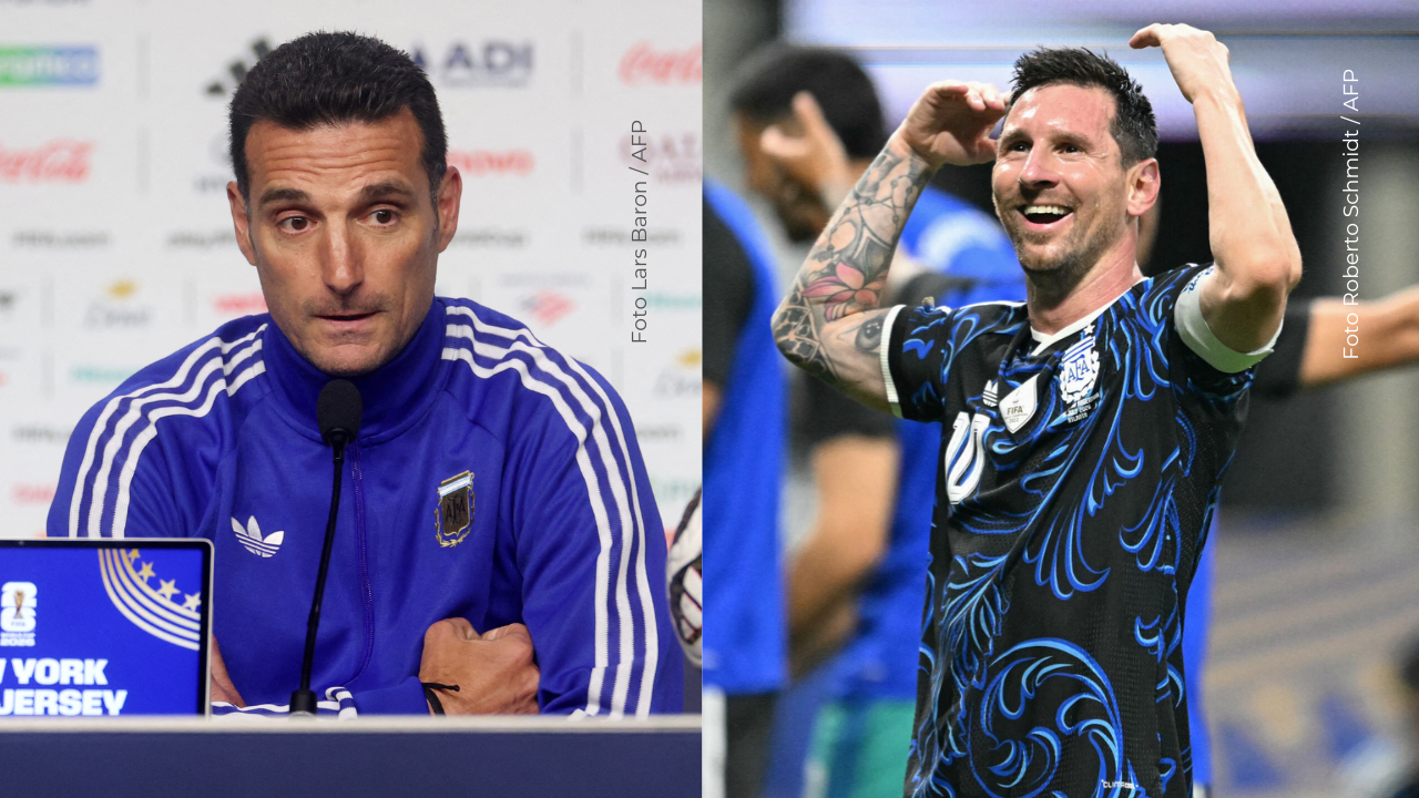 Scaloni, Messi