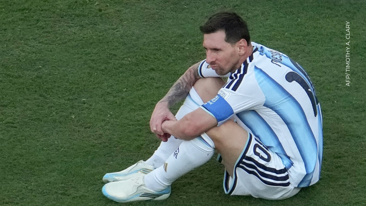 Así fue la reacción de Messi tras perder la final del Mundial