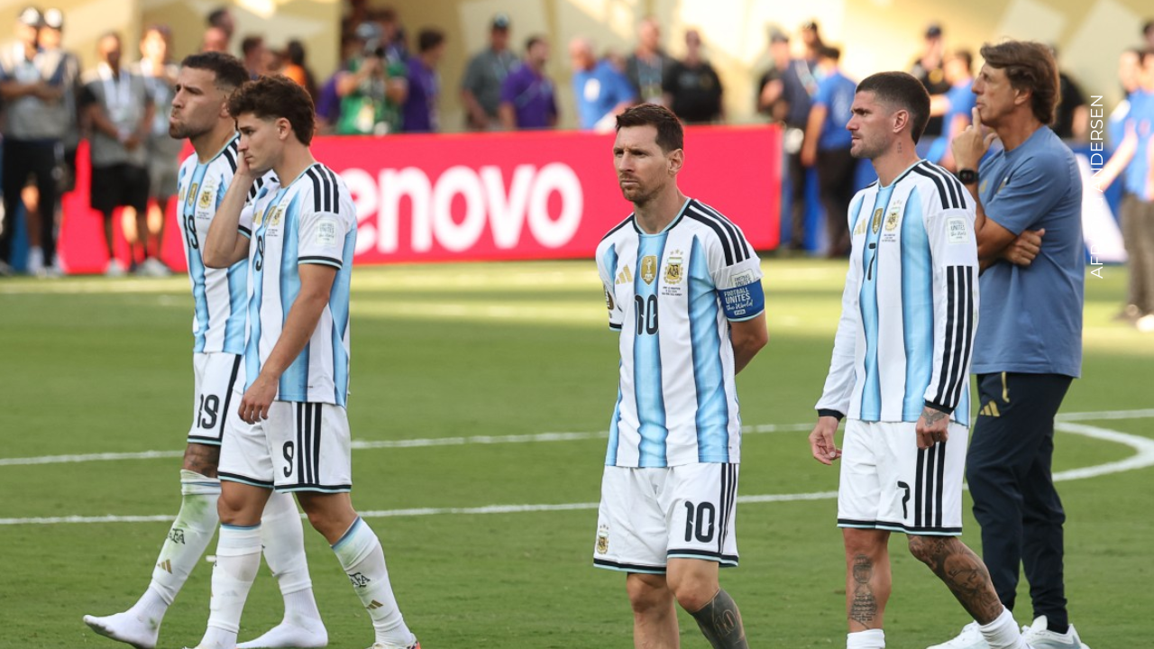 Messi reaccionó tras perder la final del Mundial