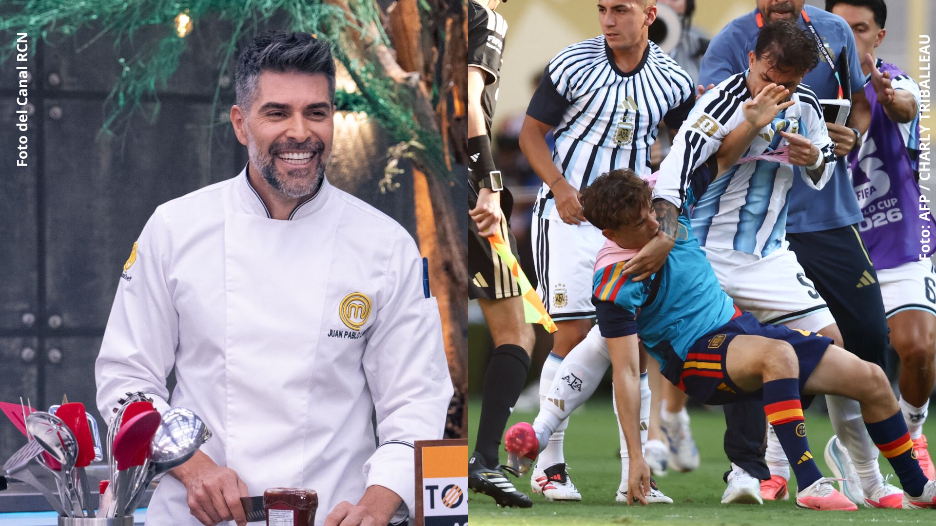 El actor Juan Pablo Llano, exparticipante de MasterChef Celebrity, se vio indignado con la actitud del argentino Paredes tras la final del Mundial.