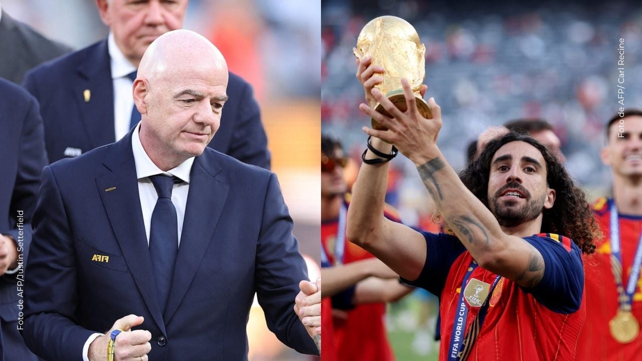 Captan supuesta reacción de Gianni Infantino tras el gol decisivo de España | VIDEO