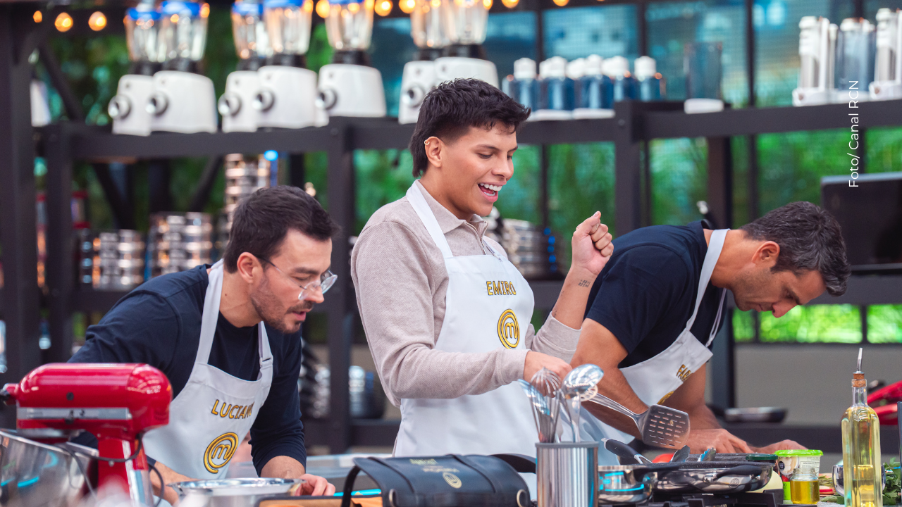 El trío de Emiro Navarro en MasterChef Celebrity