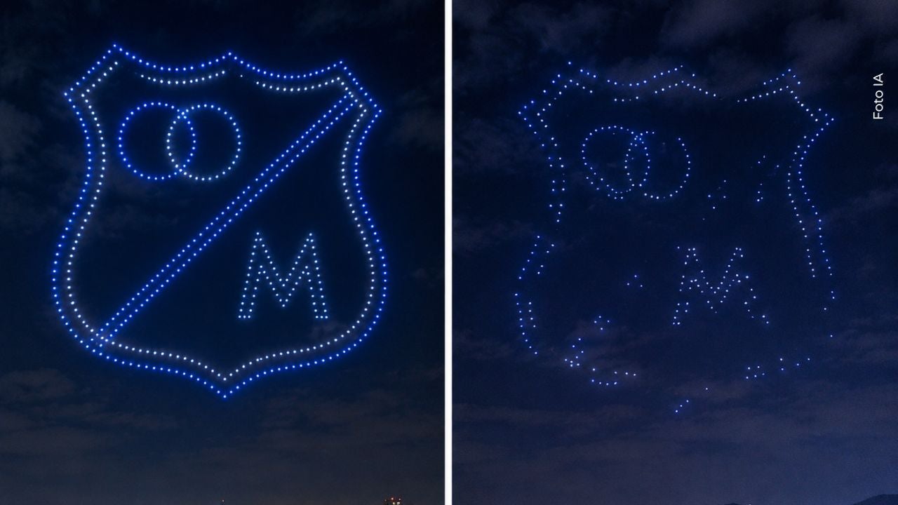 Show de drones de Millonarios provocó memes en redes.