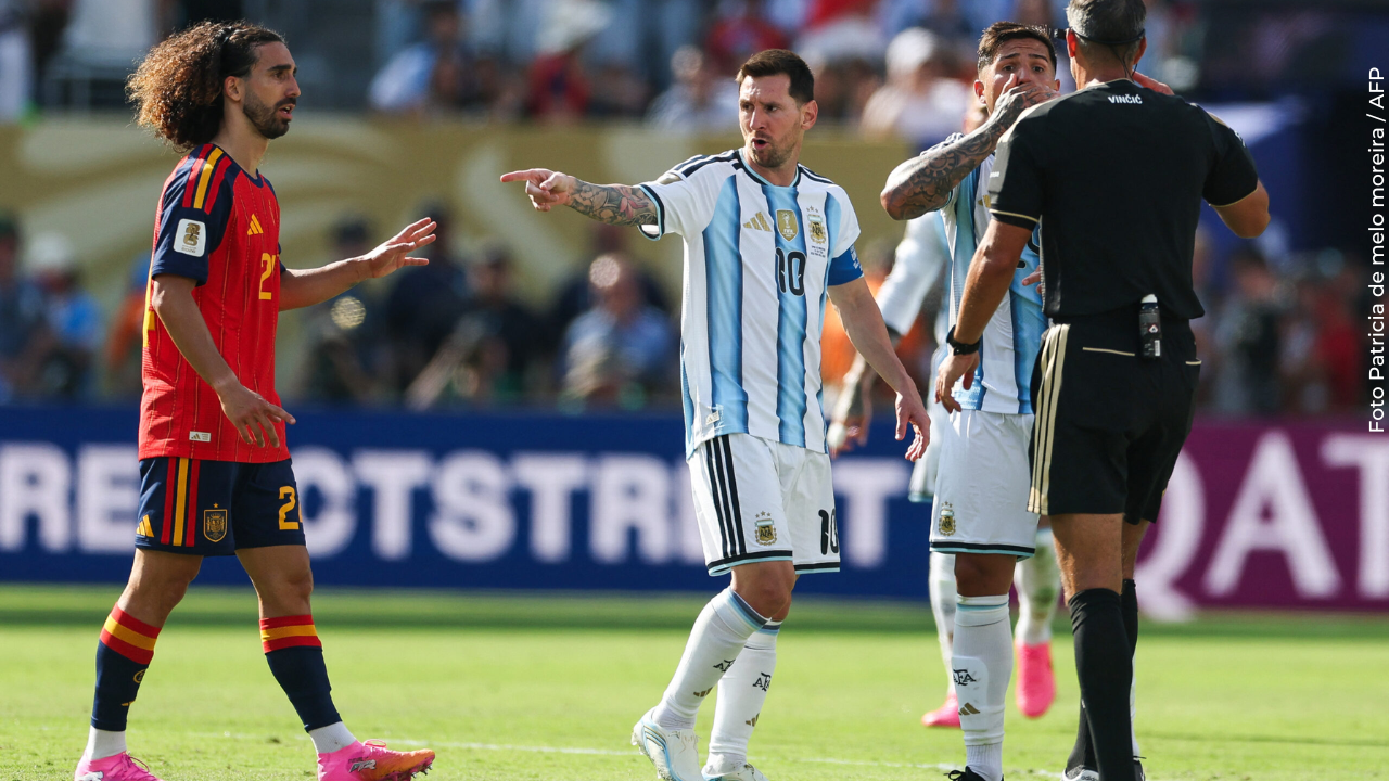 Nuevo video revelaría las fuertes palabras que Messi le dijo a Cucurella en la final del Mundial 2026