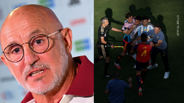 DT de España rompe el silencio y da su versión de los hechos tras desmanes con los argentinos DT de España rompe el silencio y da su versión de los hechos tras desmanes con los argentinos