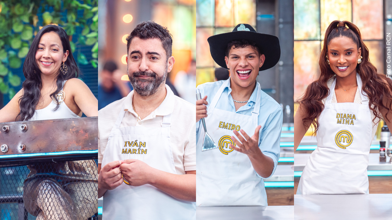 Iván y Luisa sorprendieron con su decisión en MasterChef Celebrity: Emiro y Diana no lo podían creer