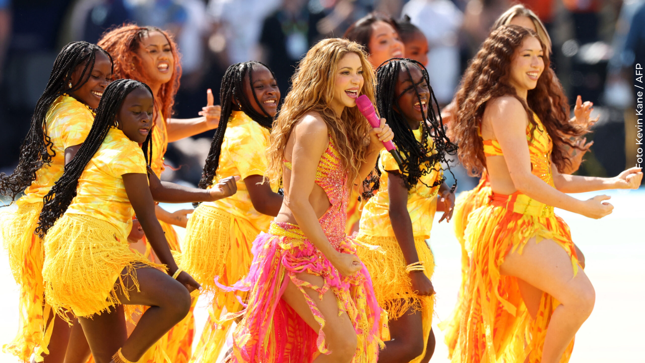 Shakira llora tras presentación