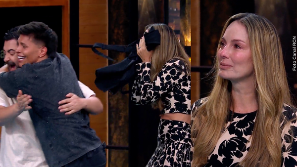Claudia Bahamón sufrió un fuerte impacto en el rostro por Emiro en MasterChef Celebrity Claudia Bahamón sufrió un fuerte impacto en el rostro por Emiro en MasterChef Celebrity