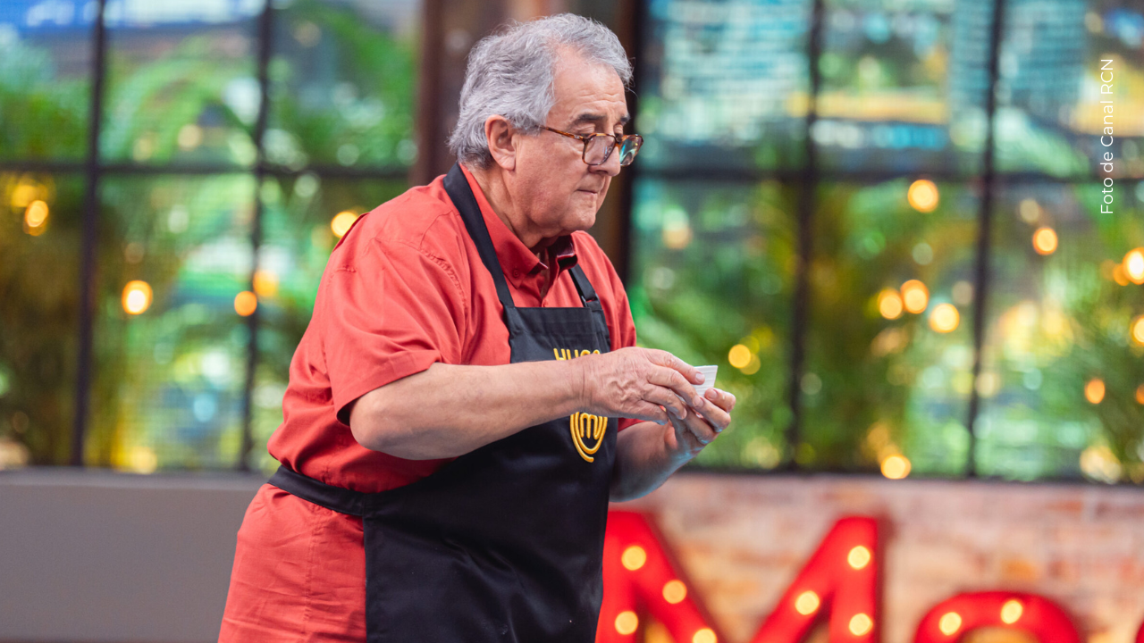 Hugo Gómez en MasterChef Celebrity.