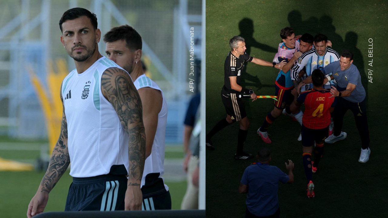 Tras la investigación de la FIFA, Leandro Paredes reapareció