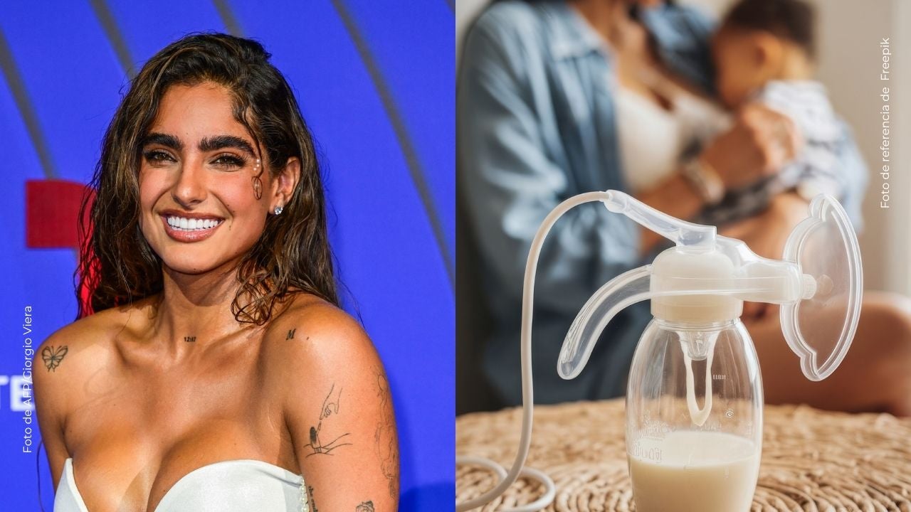 La reacción de Mía, hija de Isabella Ladera, al probar por primera vez la leche materna de su mamá