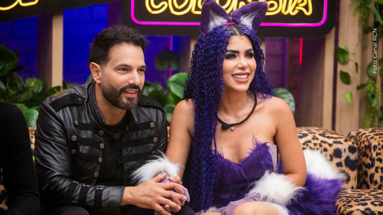 Alejandro Estrada y Alexa Torrex en La casa de los famosos Colombia