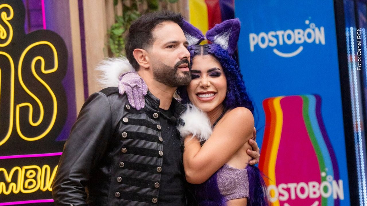 Alejandro Estrada y Alexa Torrex en La casa de los famosos Colombia