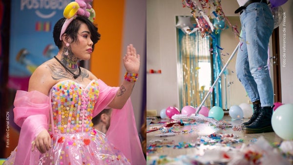 Hermana de Yina Calderón recibió advertencia antes de destruir la decoración de la revelación de género Hermana de Yina Calderón recibió advertencia antes de destruir la decoración de la revelación de género