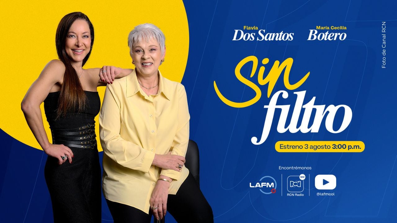 Flavia Dos Santos y María Cecilia Botero estrenan programa por La FM.
