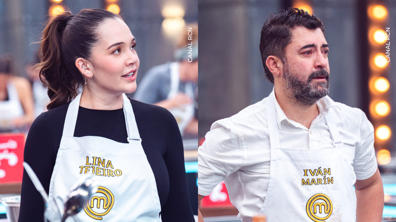 lina tejeiro e ivan marin en masterchef celebrity