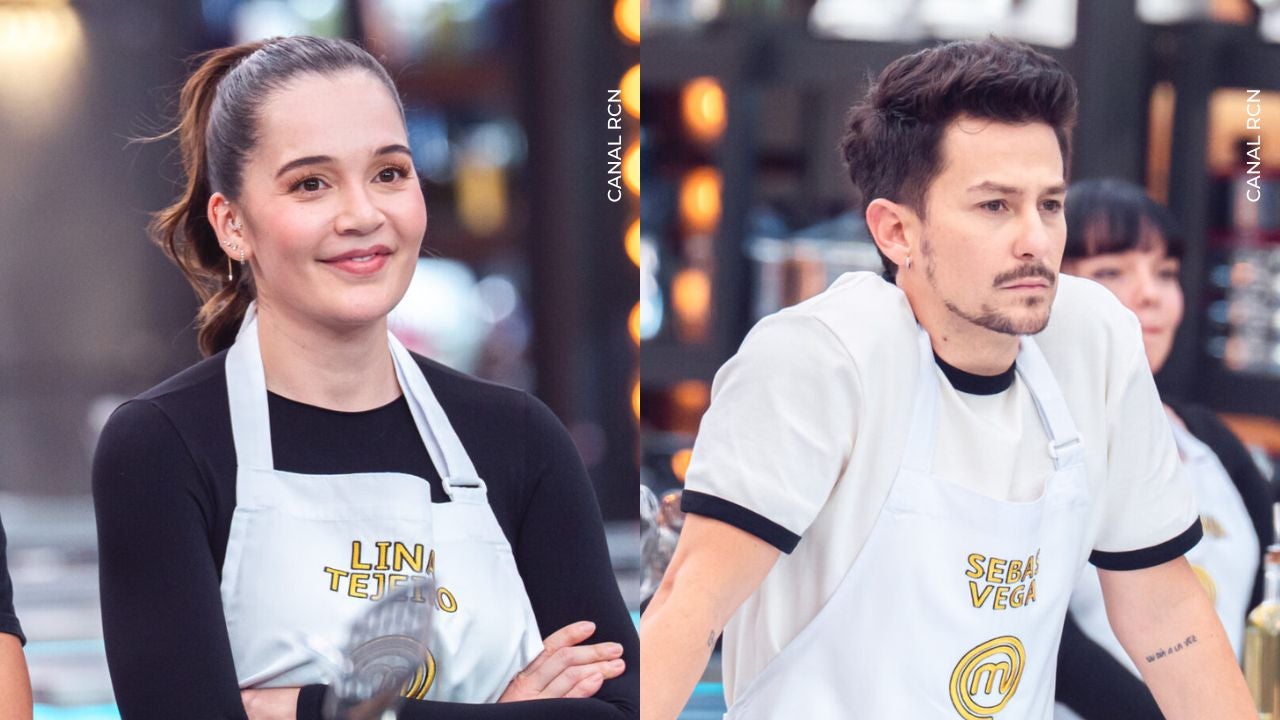 lina tejeiro y sebastian vega en masterchef celebrity