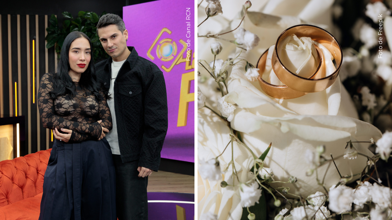 Luisa Fernanda W y Pipe Bueno en el after de La casa de los famosos Colombia 2024 - Imagen de argollas de matrimonio.