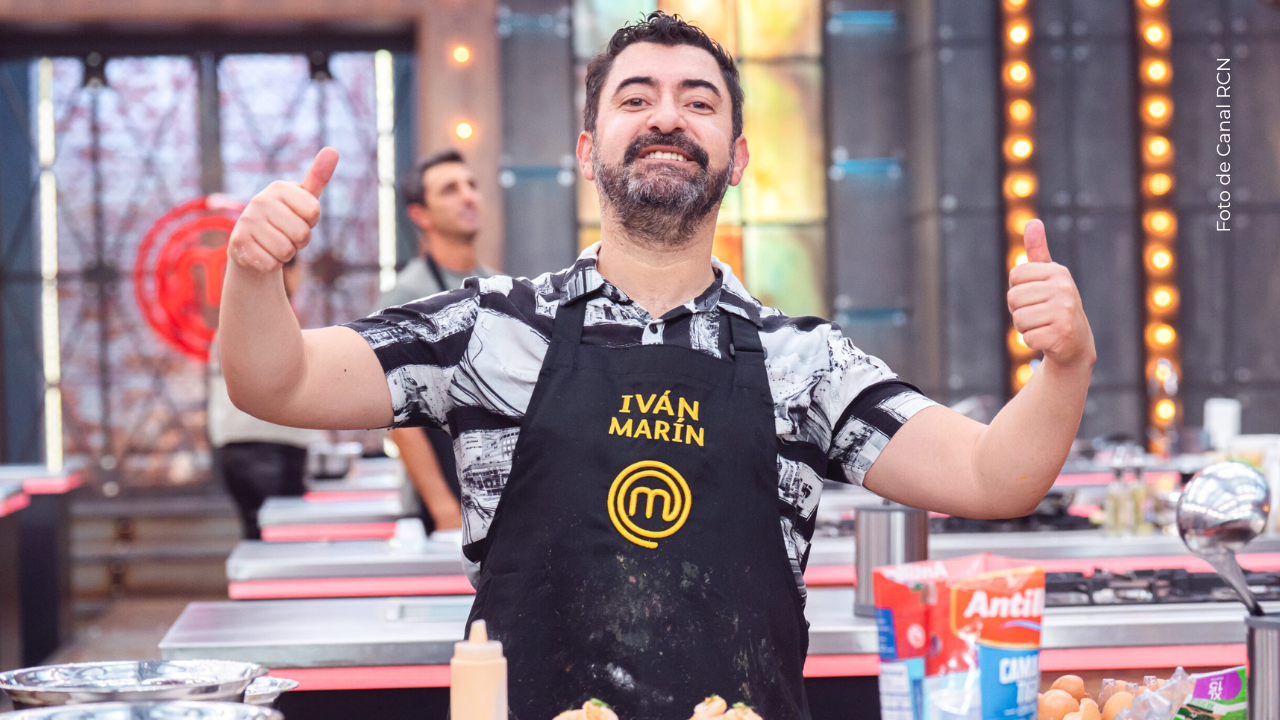 Iván Marín en MasterChef Celebrity.