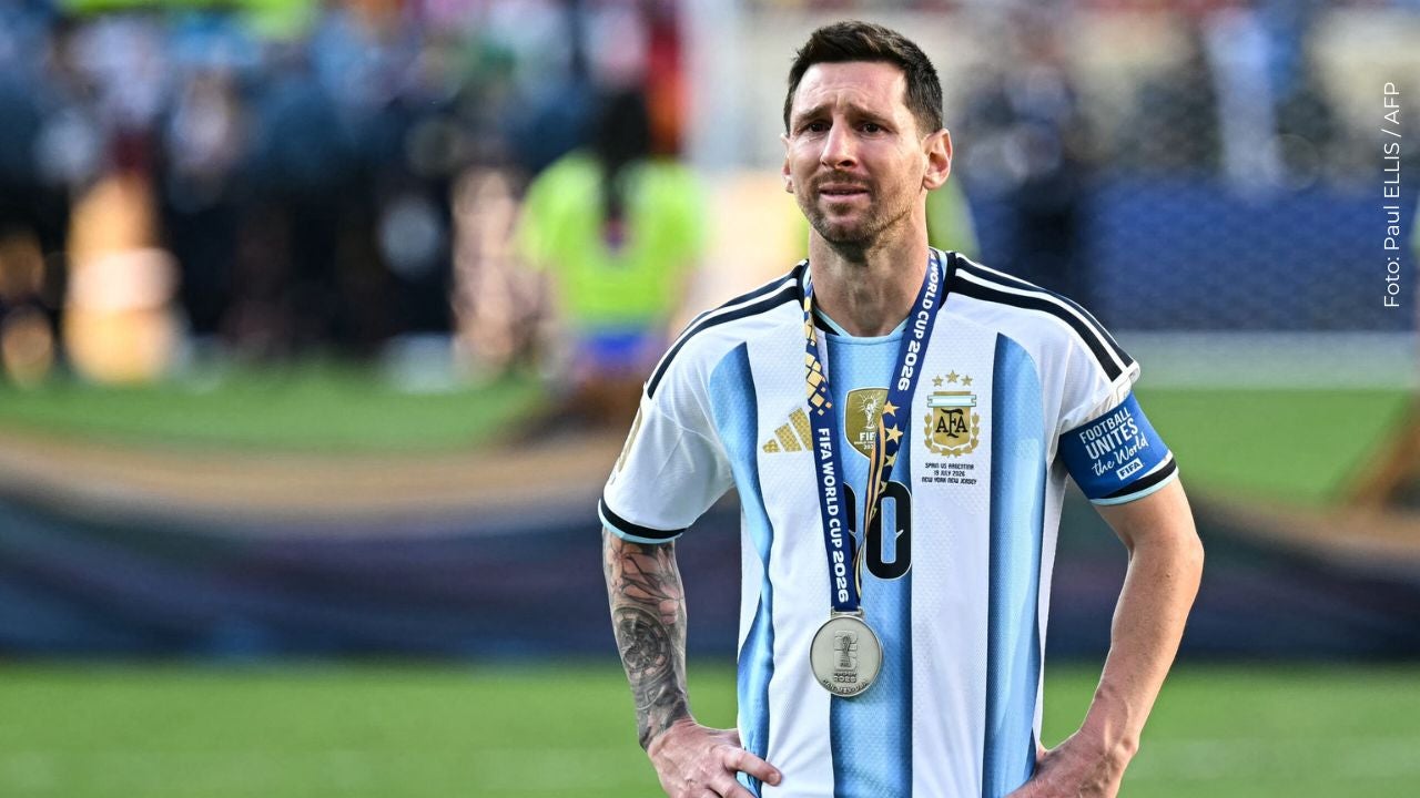 Lionel Messi llora tras perder la final del Mundial 2026