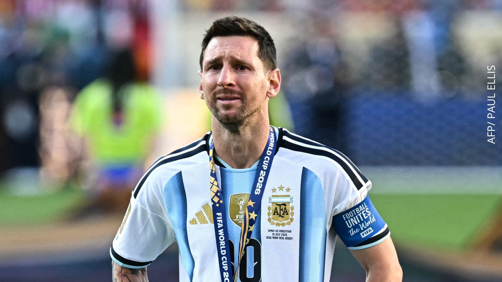 El astro argentino se ha mostrado muy conmovido tras el fallecimiento de su padre a los 68 años