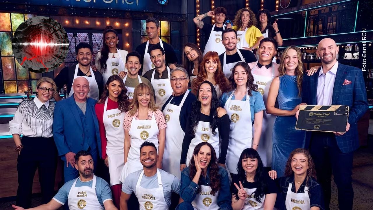 Participante de MasterChef Celebrity durante terremoto