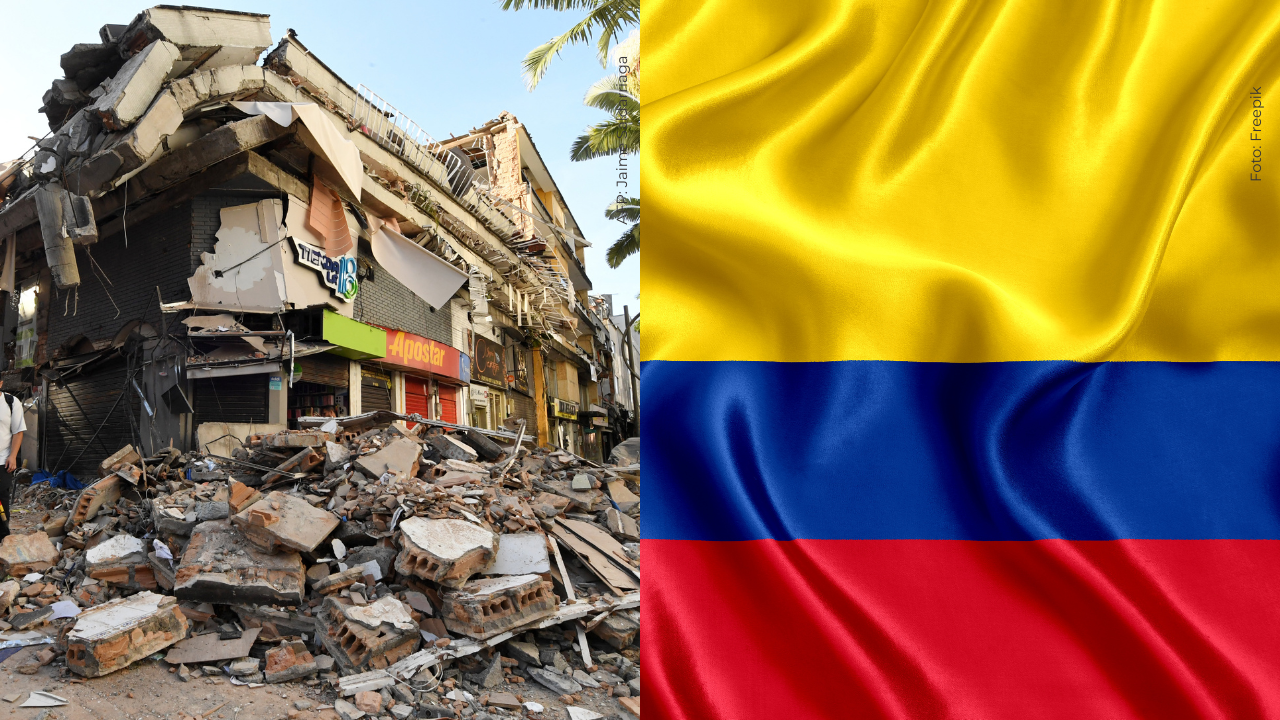 Reconocida modelo mostró cómo se derrumbó su casa tras el terremoto en Colombia: VIDEO