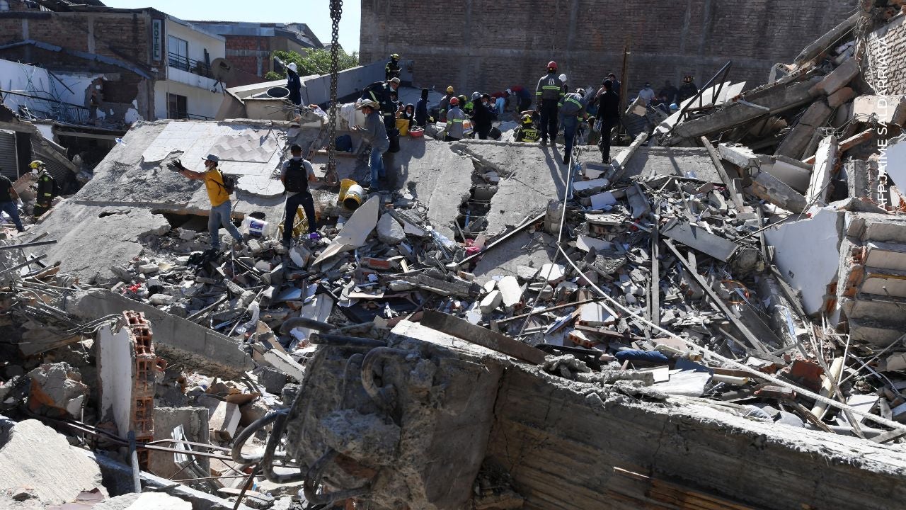 rescates tras terremoto