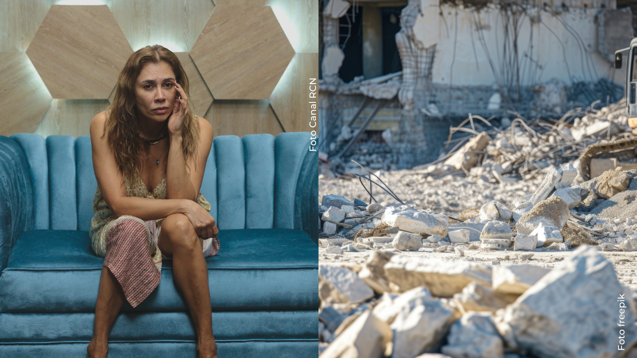 Martha Isabel Bolaños mostró los daños que dejó el terremoto en la casa de su mamá